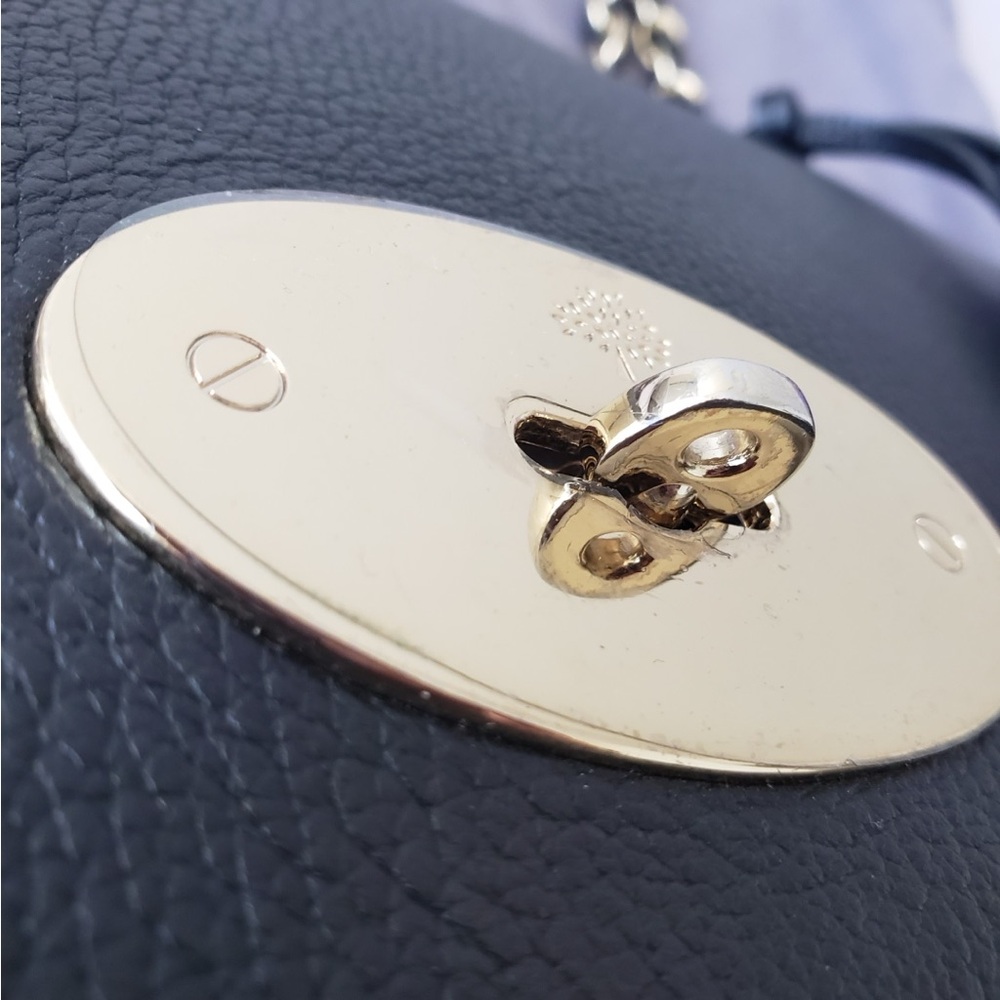 Mulberry Medium Lily Black Shoulder Bag - Picture 3 of 16